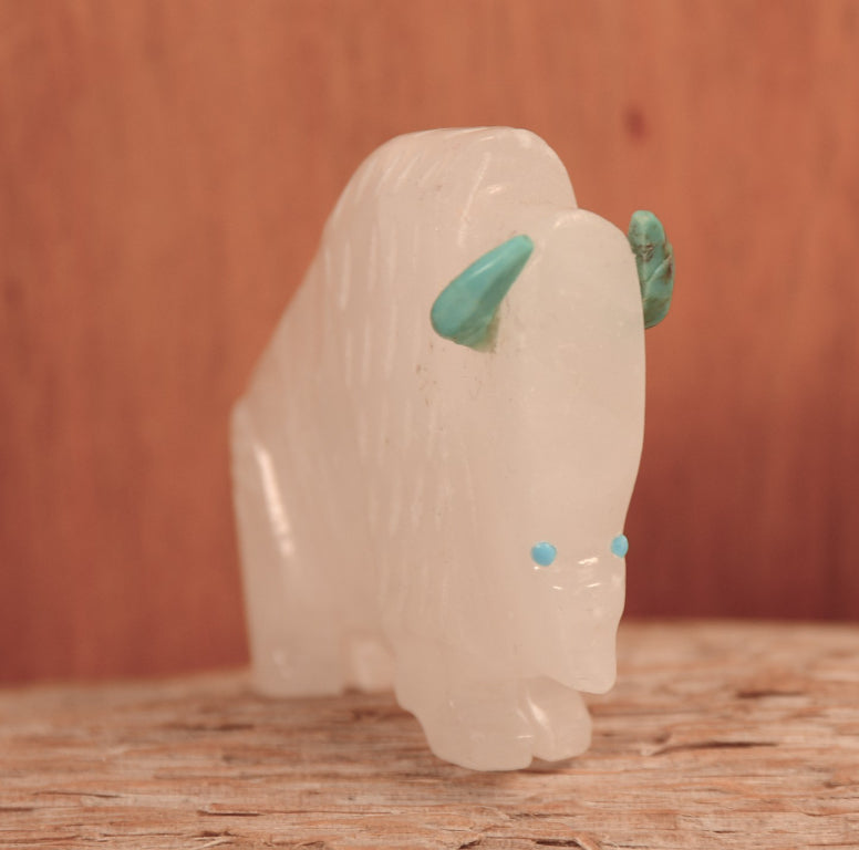 Zuni Pueblo White Buffalo Fetish