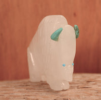 Zuni Pueblo White Buffalo Fetish