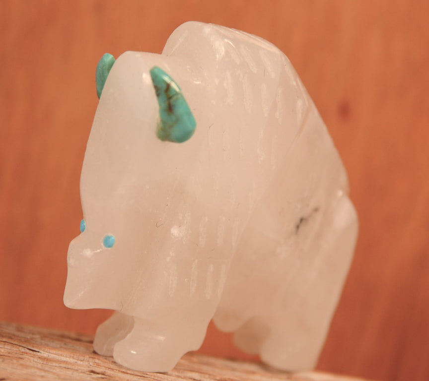 Zuni Pueblo White Buffalo Fetish