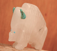Zuni Pueblo White Buffalo Fetish