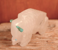 Zuni Pueblo White Buffalo Fetish