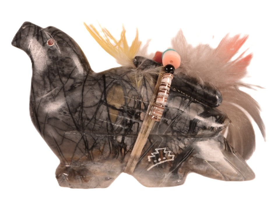 Zuni Pueblo Sitting Eagle Fetish