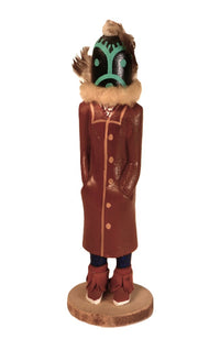Hopi Pueblo Kachina Black Kokole Chief Qoqolo Doll