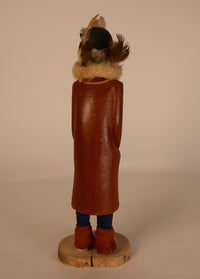 Hopi Pueblo Kachina Black Kokole Chief Qoqolo Doll