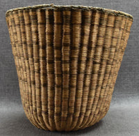 Hopi Indian Wicker "Peach" Basket