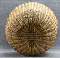 Hopi Indian Wicker "Peach" Basket