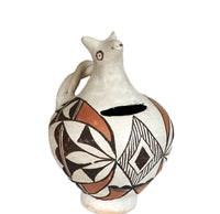 Acoma Pueblo Sheep Money Bank Pottery Jar