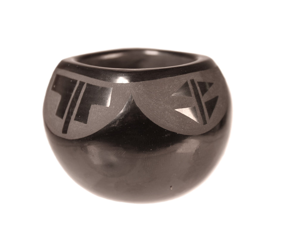 Santa Clara Pueblo Black Ware Pottery By Santanita Suazo