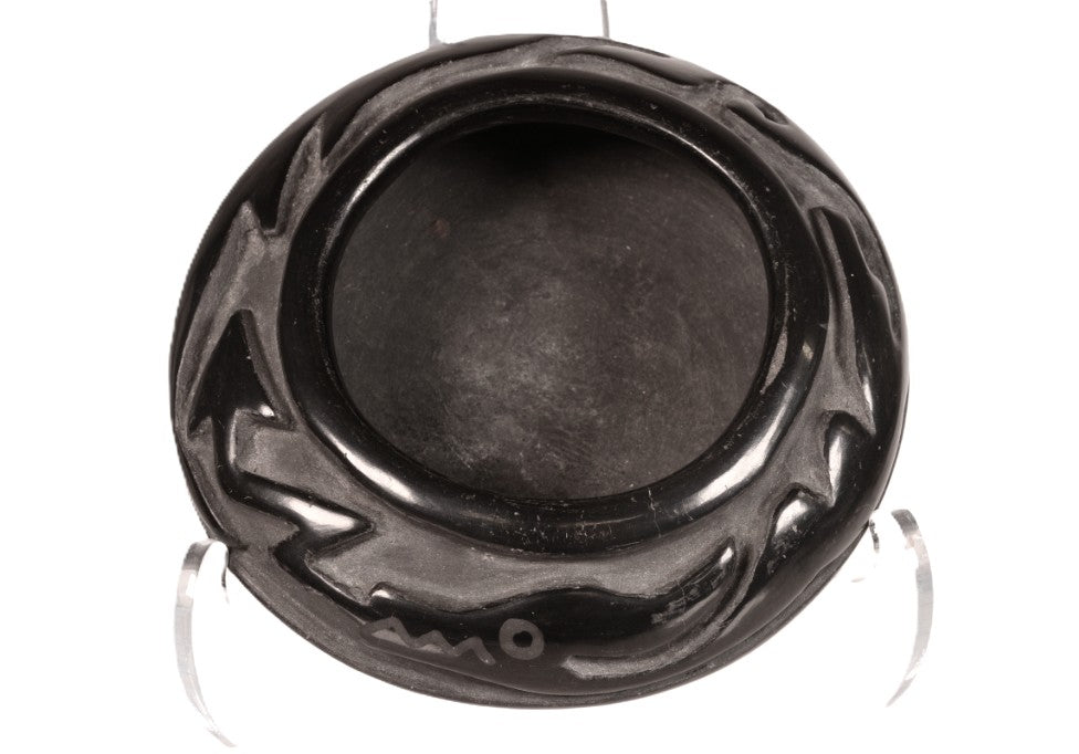 Santa Clara Pueblo Black Carved Pottery