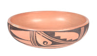 Hopi Pueblo Bowl Pottery By Clara Peeslia