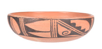 Hopi Pueblo Bowl Pottery By Clara Peeslia
