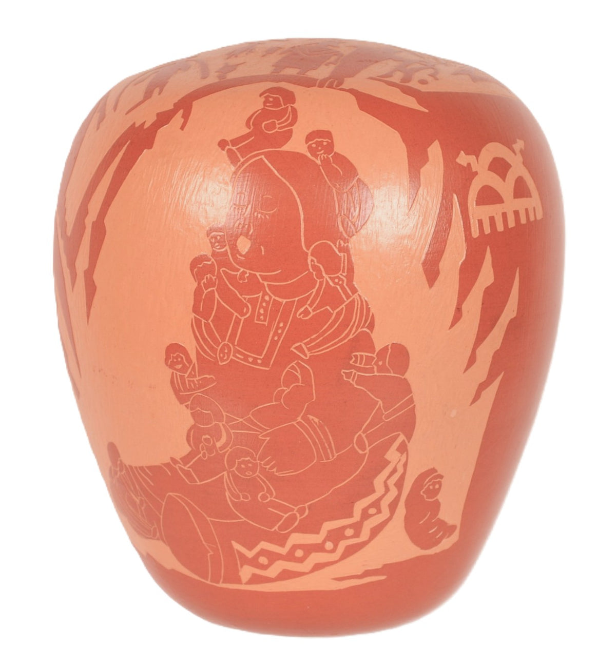 Santa Clara Pueblo Pottery By Art Little Elk Tequahecshe