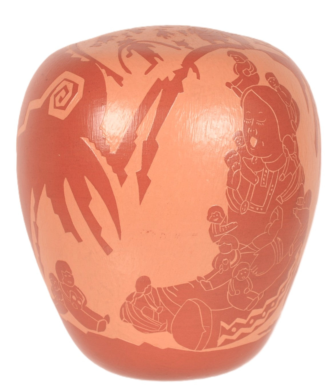 Santa Clara Pueblo Pottery By Art Little Elk Tequahecshe