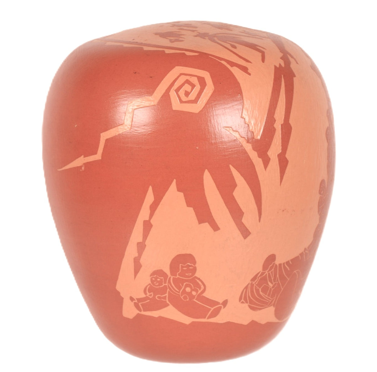 Santa Clara Pueblo Pottery By Art Little Elk Tequahecshe