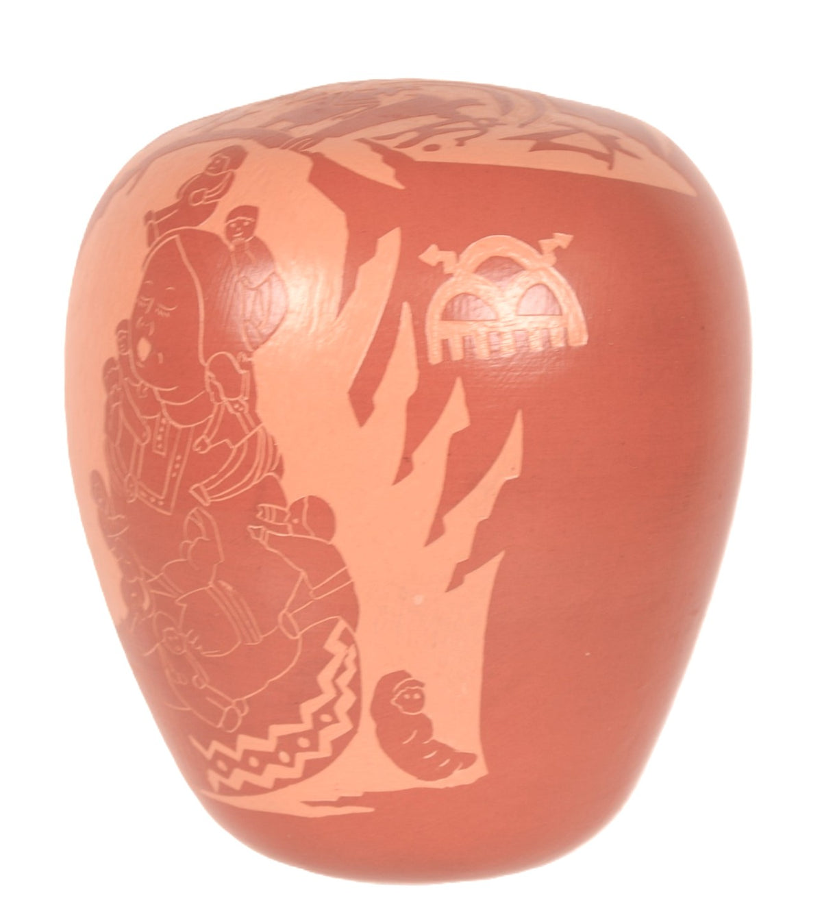 Santa Clara Pueblo Pottery By Art Little Elk Tequahecshe