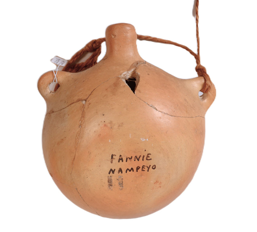 Hopi Pueblo Pottery Canteen By Fannie Nampeyo