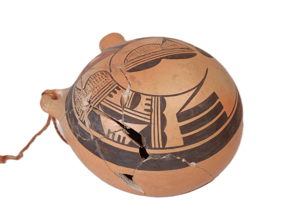 Hopi Pueblo Pottery Canteen By Fannie Nampeyo