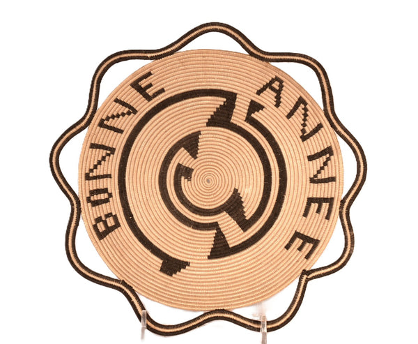 "Bonne Annee" Tray Basket