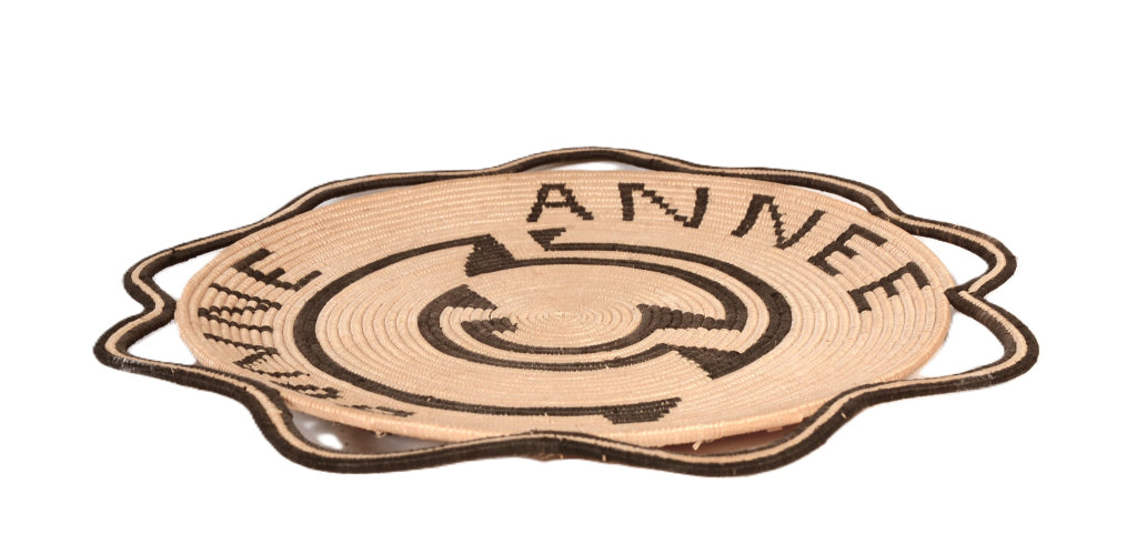 "Bonne Annee" Tray Basket
