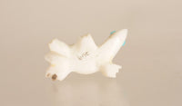 Zuni Alabaster Turtle Fetish With Coral and Turquoise