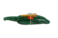 Zuni Old Style Malachite Eagle Fetish