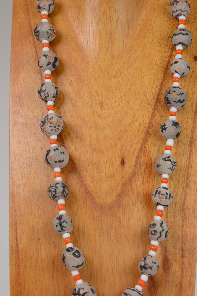 Very Rare Santo Domingo Pottery Necklace