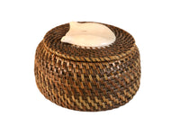 Eskimo Baleen Basket by Carl Hank, Iñupiat [Anchorage]