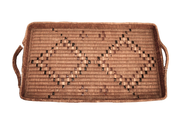 Salish Thompson River Large Rectangular Serving Tray Basket