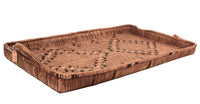 Salish Thompson River Large Rectangular Serving Tray Basket