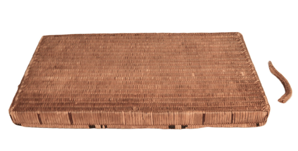 Salish Thompson River Large Rectangular Serving Tray Basket