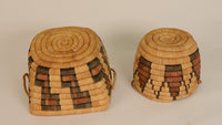 Two Hopi Coiled Baskets