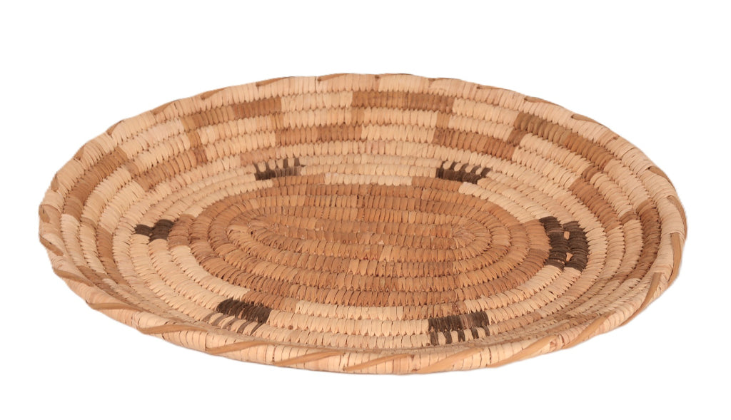 Papago Polychrome Oval Tray Basket