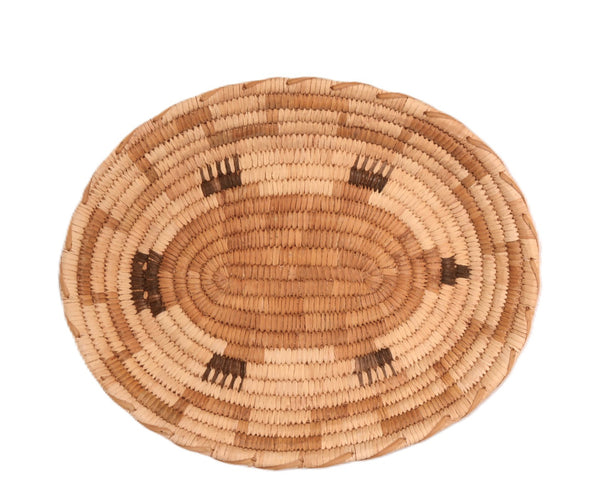 Papago Polychrome Oval Tray Basket