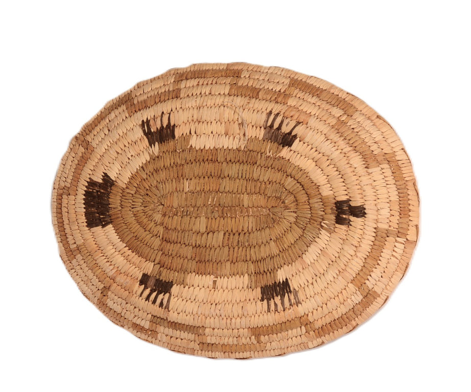 Papago Polychrome Oval Tray Basket