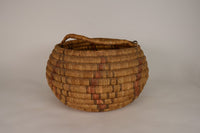 Early Hopi Coiled Basket with handle