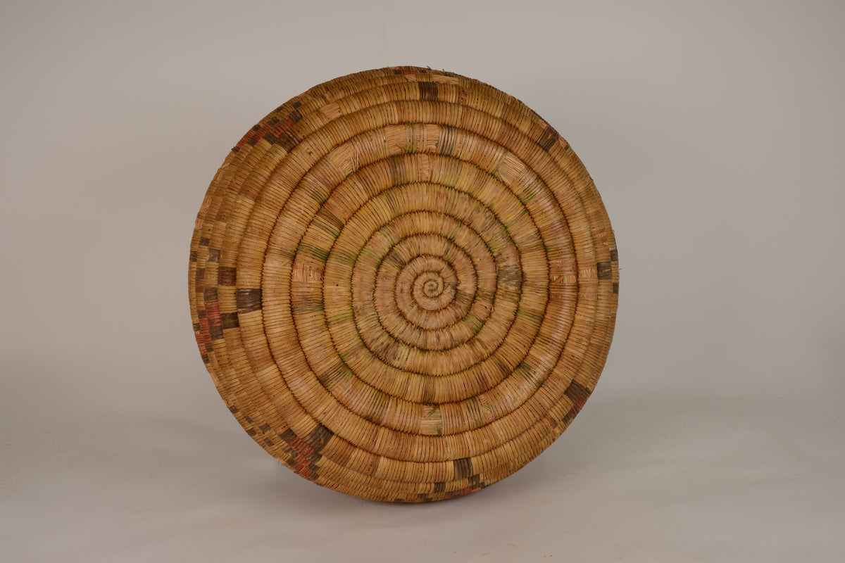 Early Hopi Coiled Basket with handle