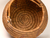 Early Hopi Coiled Basket with handle