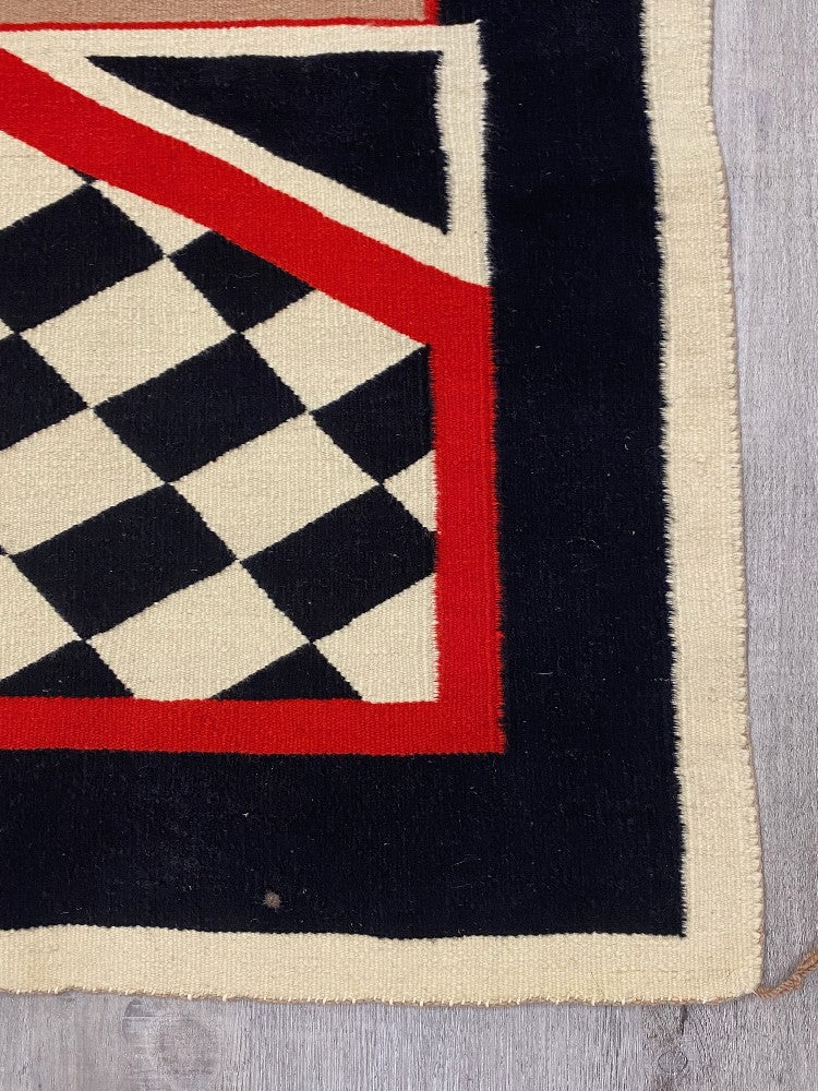 Navajo Germantown Pictorial "Freemasonry" Blanket