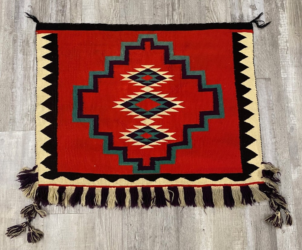 Navajo Germantown Fancy Saddle Blanket