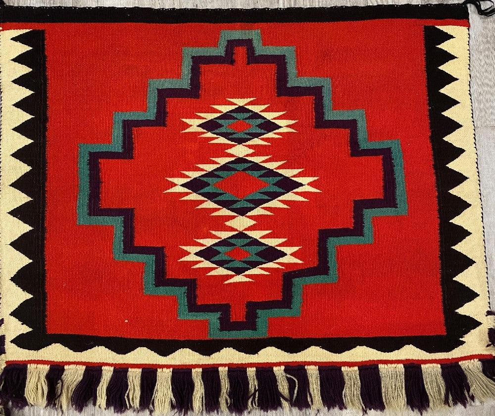 Navajo Germantown Fancy Saddle Blanket
