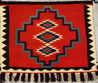 Navajo Germantown Fancy Saddle Blanket