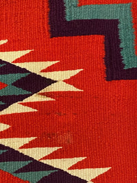 Navajo Germantown Fancy Saddle Blanket