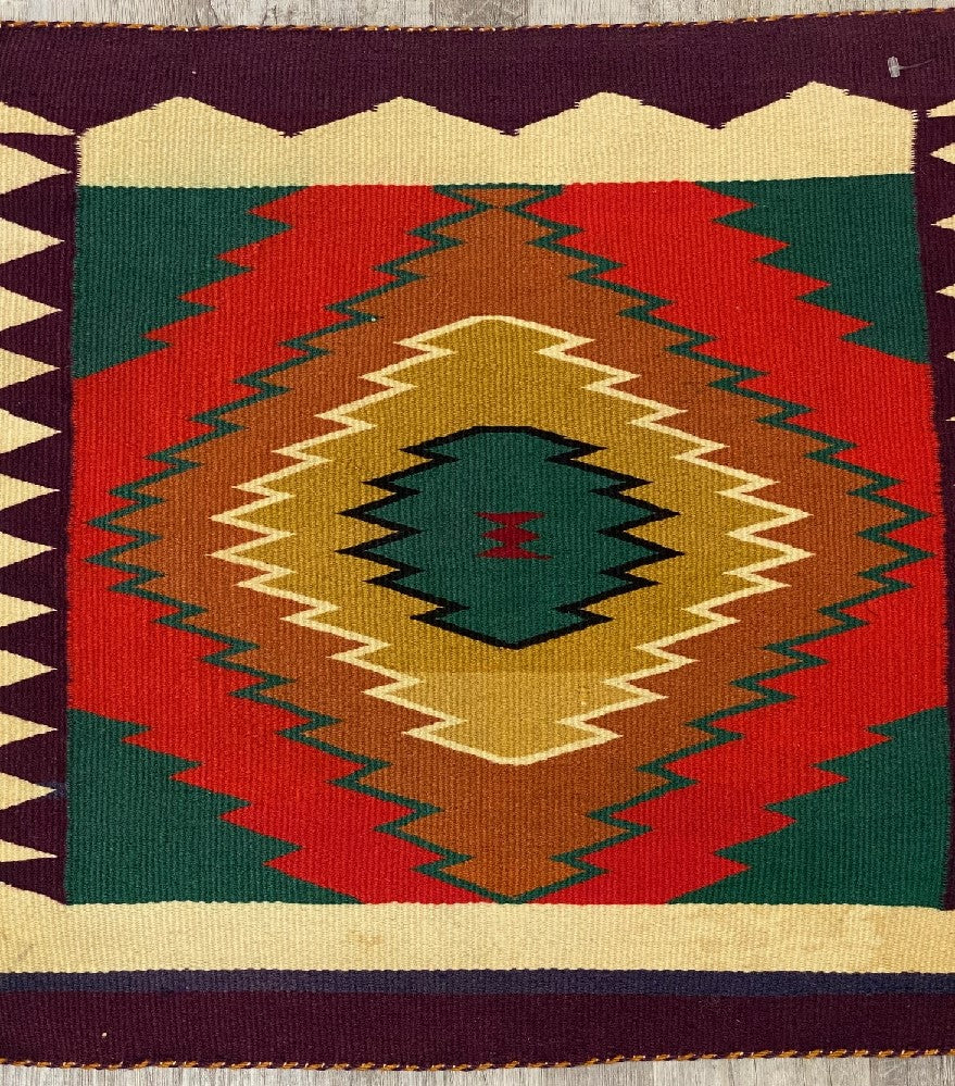 Navajo Germantown Sampler; Dazzler; Cloud design