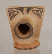 Hopi Pueblo Pottery; Nampeyo of Hano Candlestick Holder