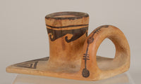 Hopi Pueblo Pottery; Nampeyo of Hano Candlestick Holder
