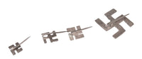 Navajo Sterling Silver Swastika Pins 4 piece