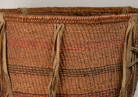 Apache Burden Basket with hide and cloth attachments