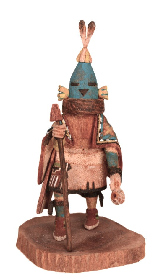Hopi Pueblo Aholi Kachina Doll By Riel Navasie