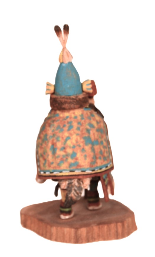 Hopi Pueblo Aholi Kachina Doll By Riel Navasie