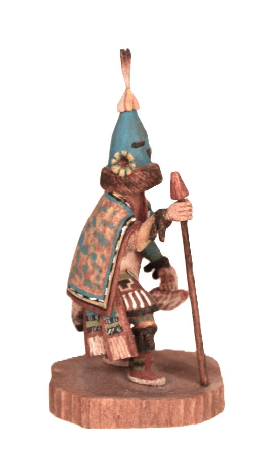 Hopi Pueblo Aholi Kachina Doll By Riel Navasie